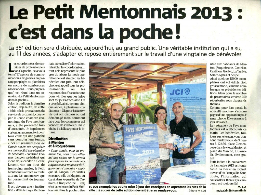 PAGE DE GARDE JCI